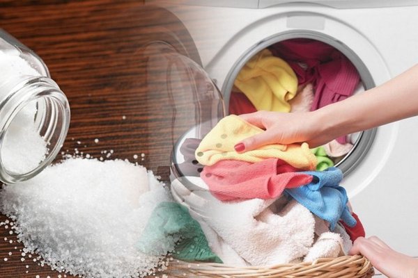 Зачем добавлять соль в стиральную машину: хитрость французских домохозяек