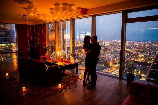 Основные преимущества романтического ужина в Москва-Сити