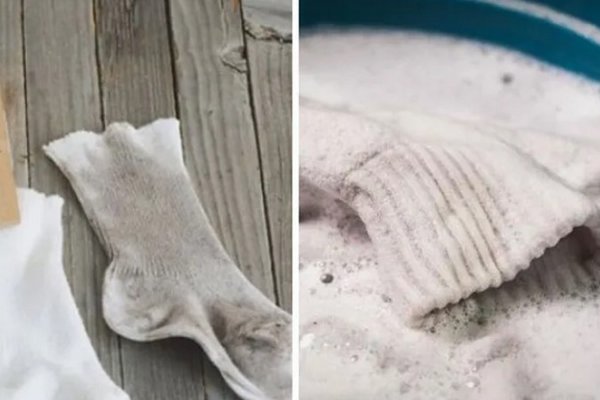 Как отбелить грязные носки без стирки в машинке или вручную: самый простой лайфхак