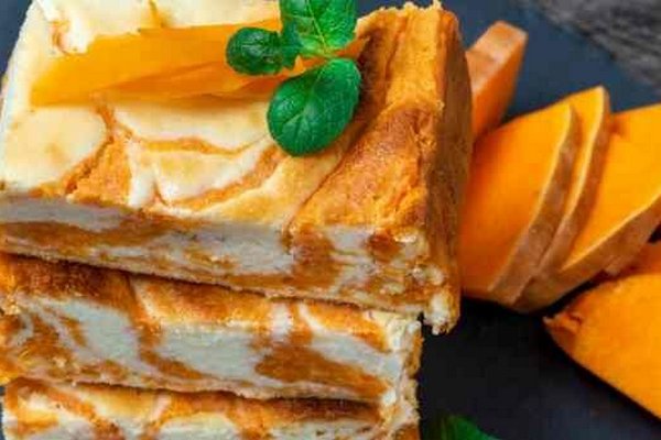 Творожная запеканка 'Зебра': пошаговый рецепт с фото