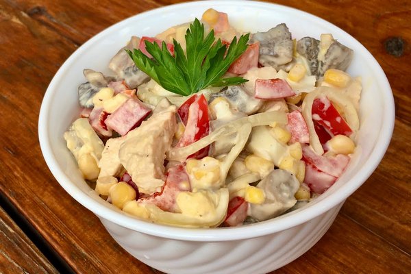 Секреты Слоистого Салата с Курицей и Грибами: Как Добиться Идеального Вкуса