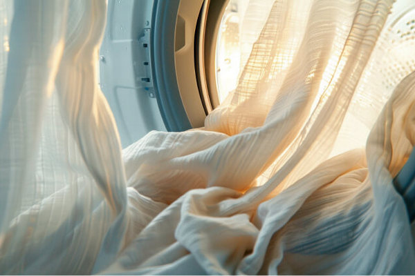 Замачивание, деликатный режим и отказ от глажки: полный гид по стирке штор