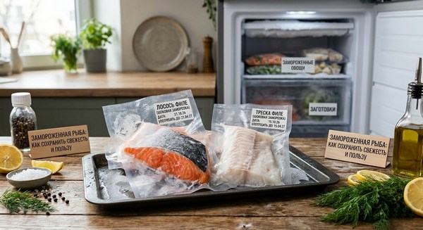 Замороженная рыба: как сохранить свежесть и пользу
