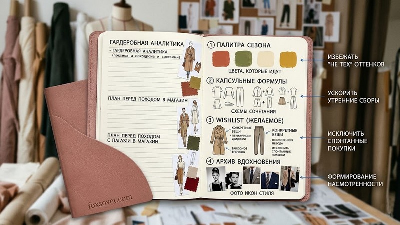 Структура идеального fashion-блокнота