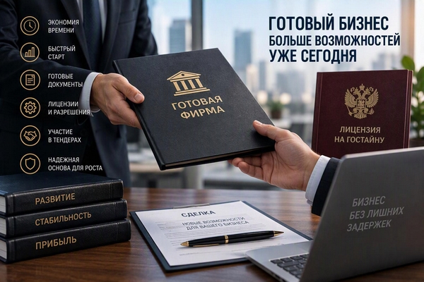 Покупка готовой фирмы: быстрое решение для старта и развития бизнеса