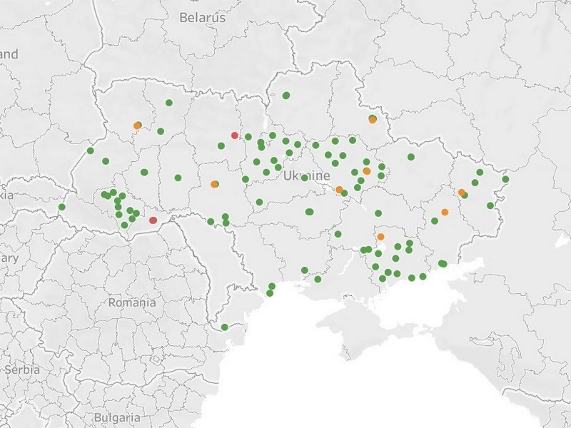 В Украине запустили сервис для мониторинга коронавируса в стране