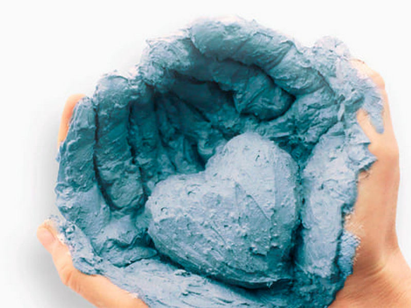Голубая глина для очищения суставов