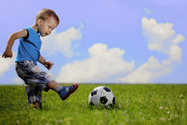 Мяч — полезный товар для детей