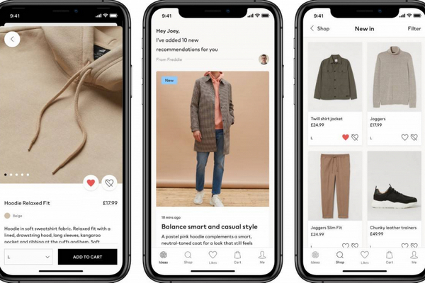 H&M запустил AI приложение для подбора мужского гардероба