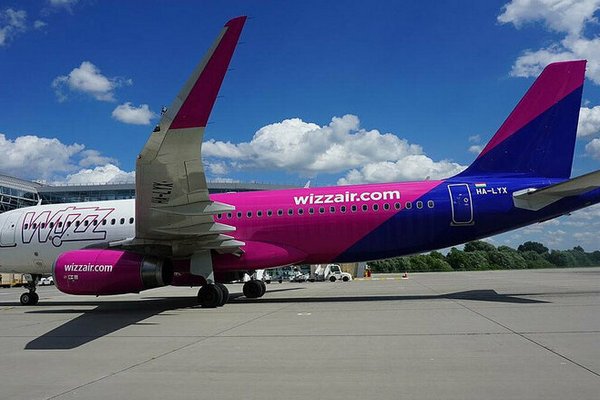 Wizz Air объявил однодневные скидки 20% на некоторые рейсы